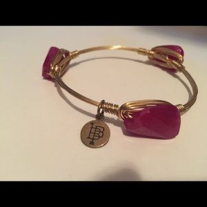 Bourbon and BowtiePink Bangle